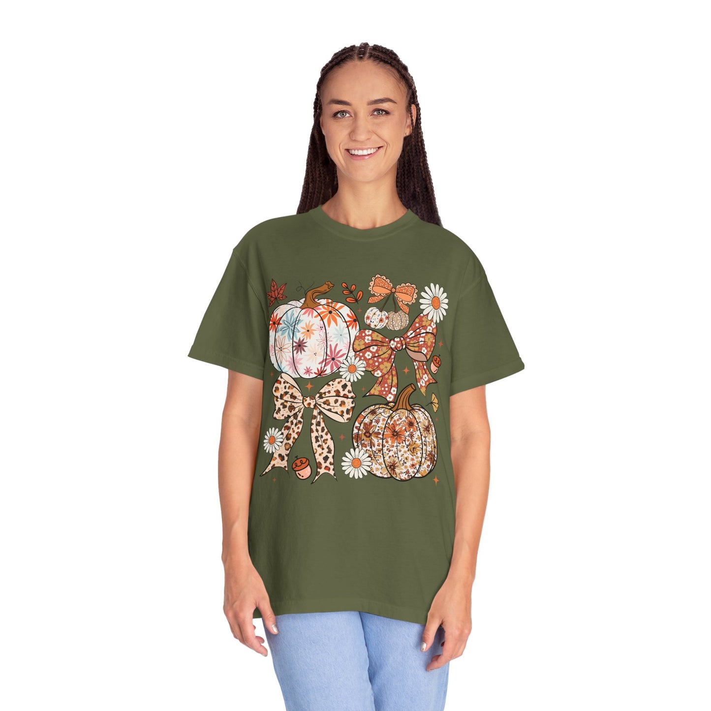Pumpkins and Bows Tee