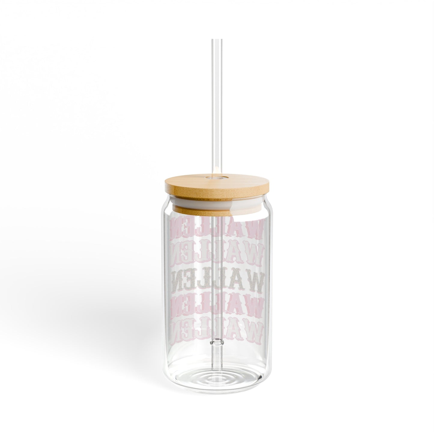 Wallen Pink - Sipper Glass, 16oz