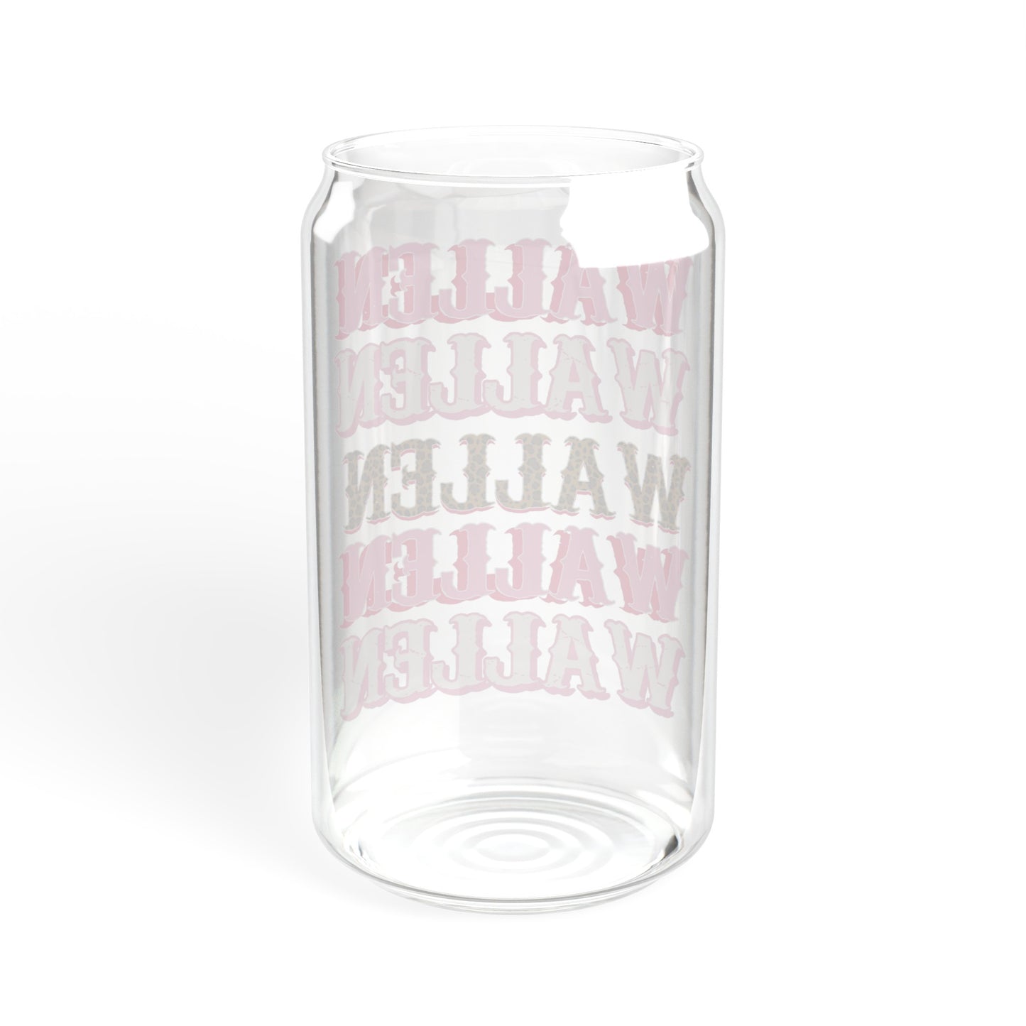 Wallen Pink - Sipper Glass, 16oz