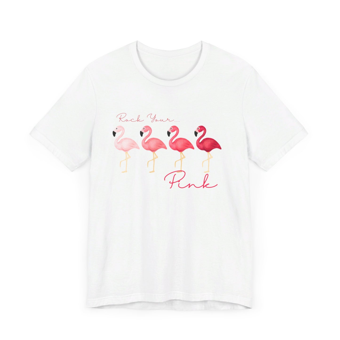 Ombre Flamingo Rock Your Pink -Tshirt