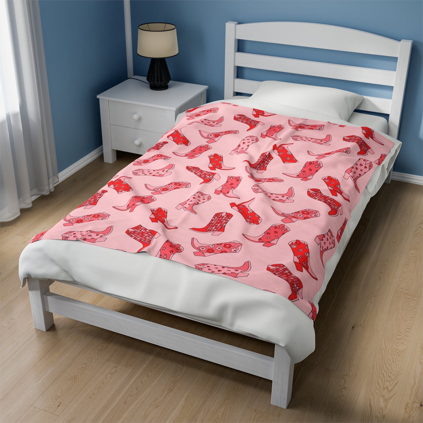 Pink Boots - Plush Blanket