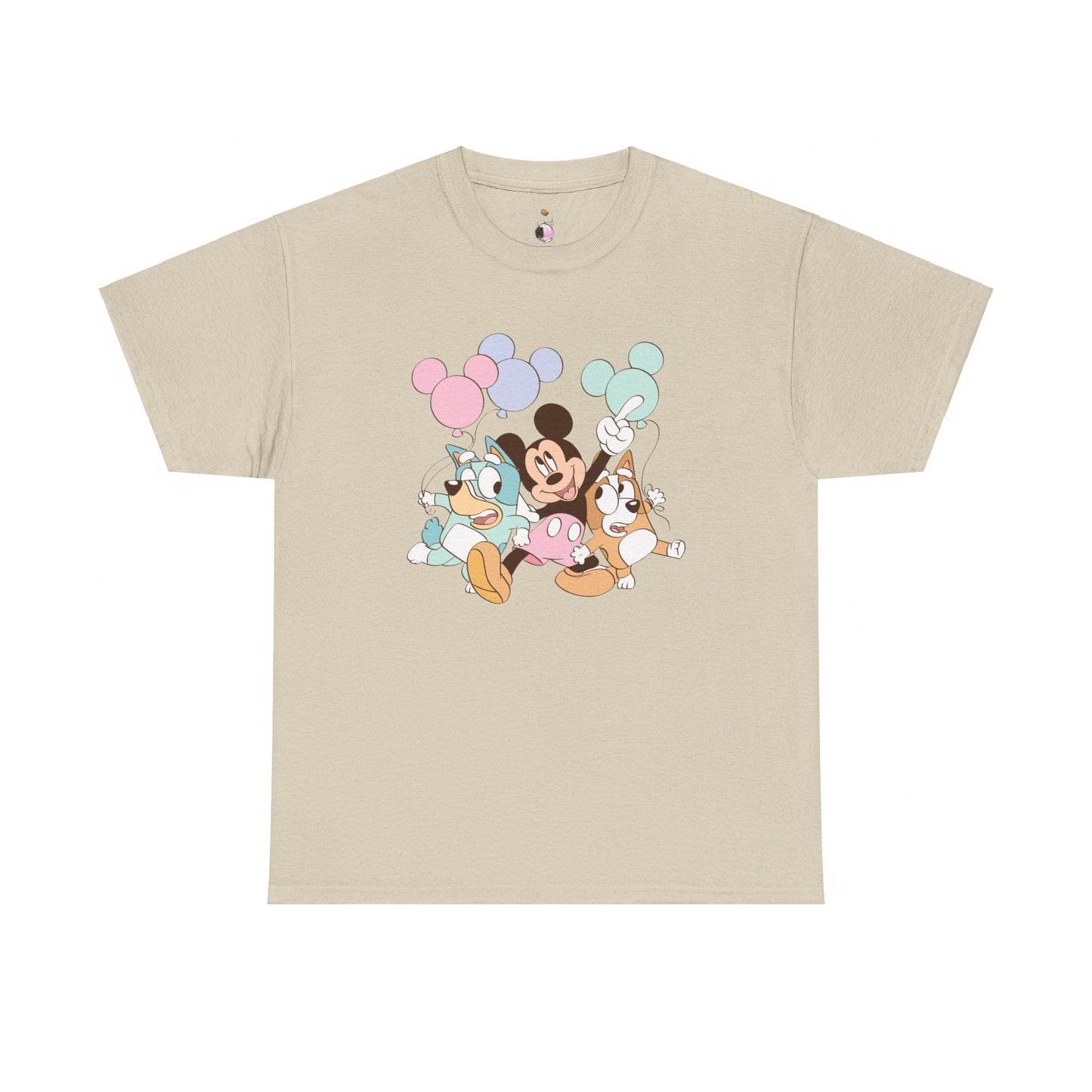 A Mouse with two Pups - Unisex Heavy Cotton Tee