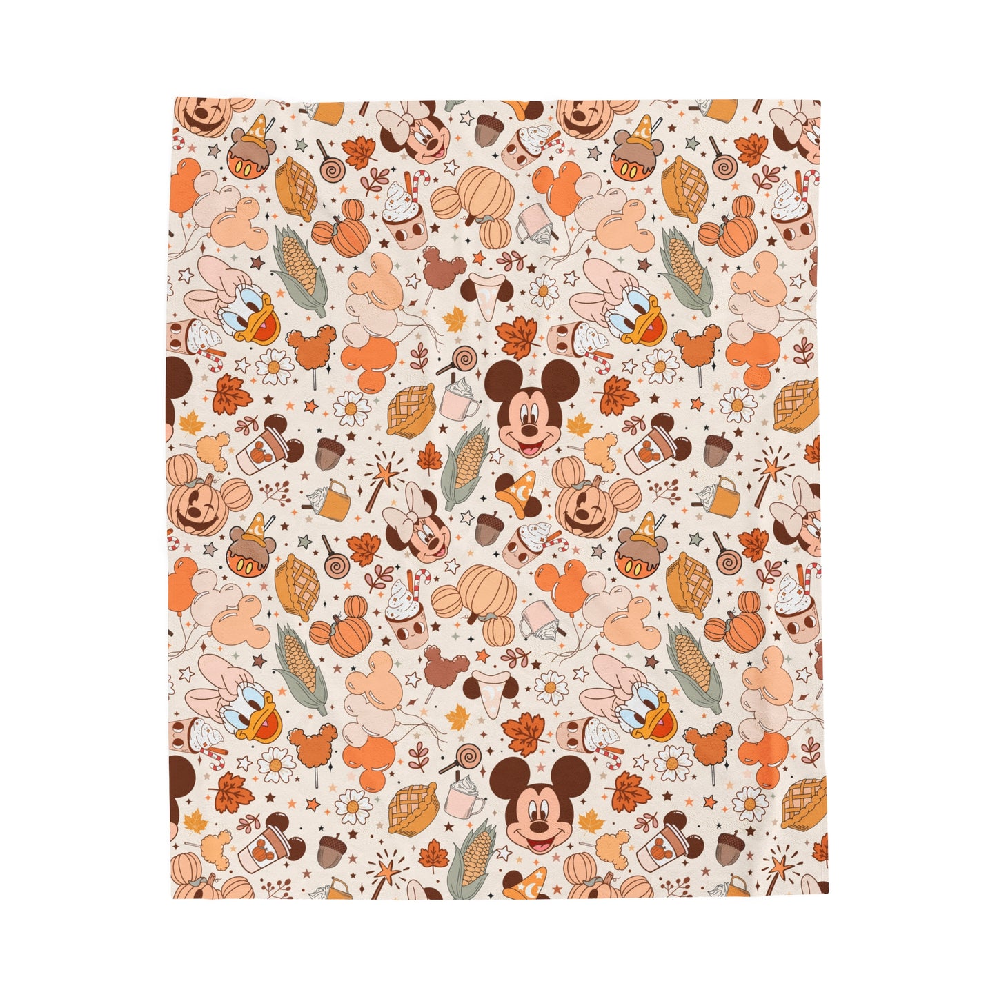 Pumpkin Spice Mice - Plush Blanket