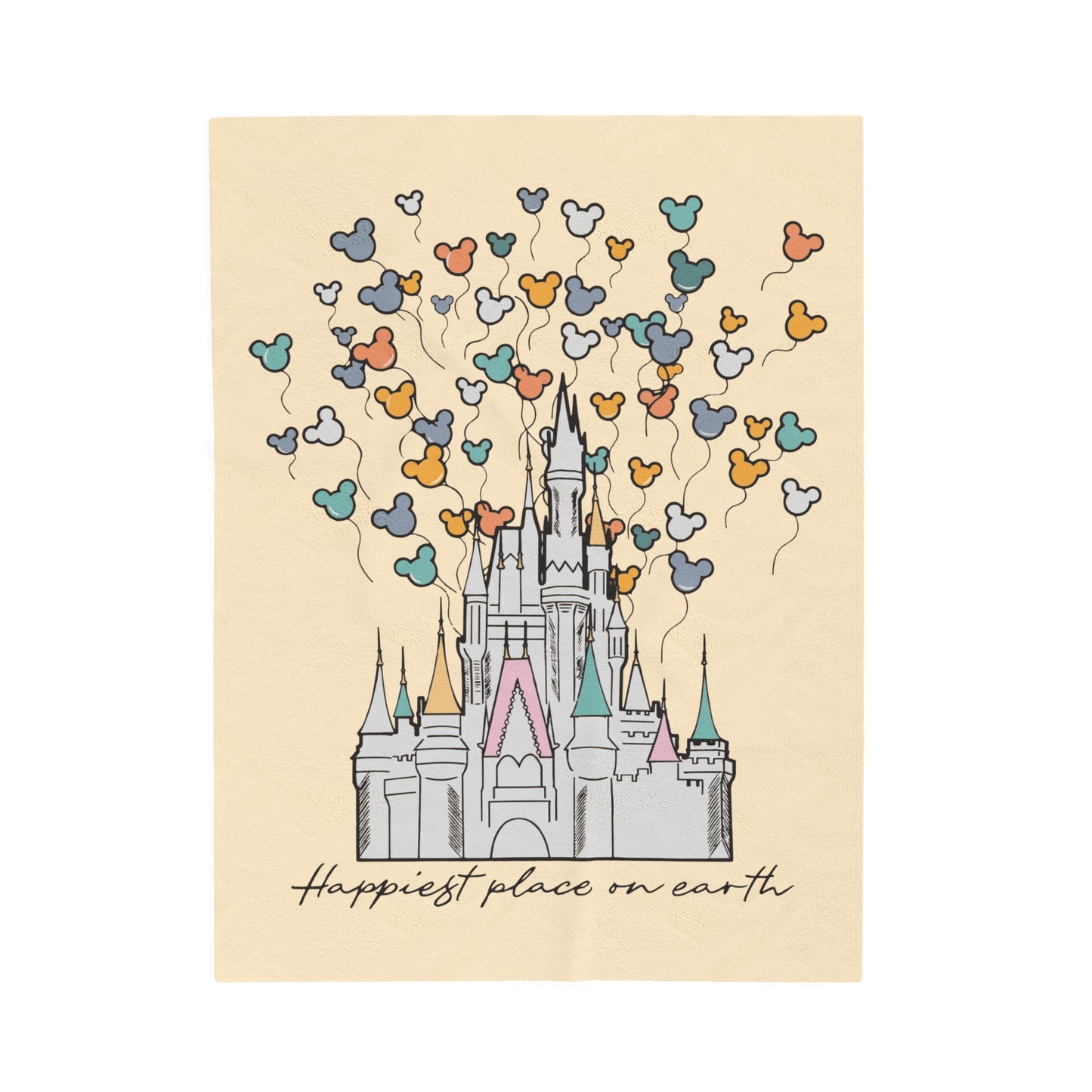Happiest Place On Earth - Plush Blanket