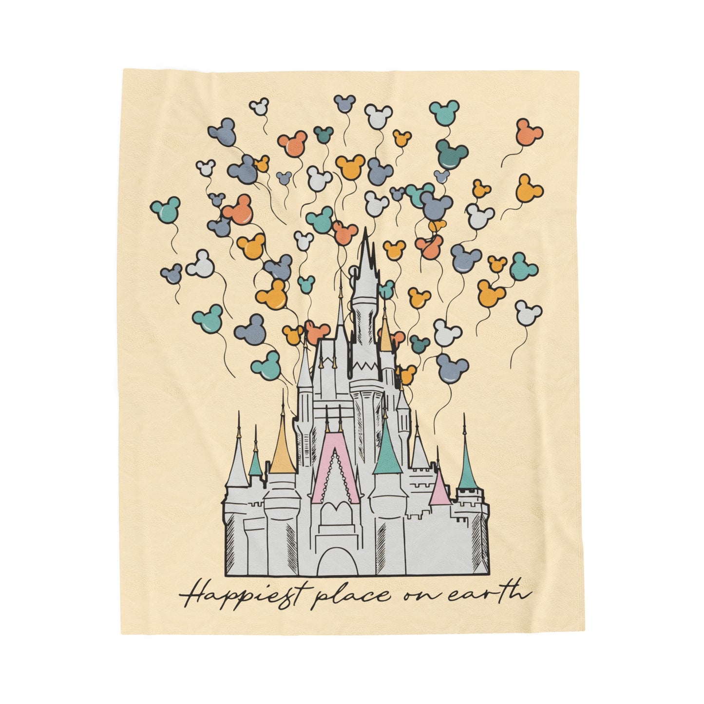 Happiest Place On Earth - Plush Blanket