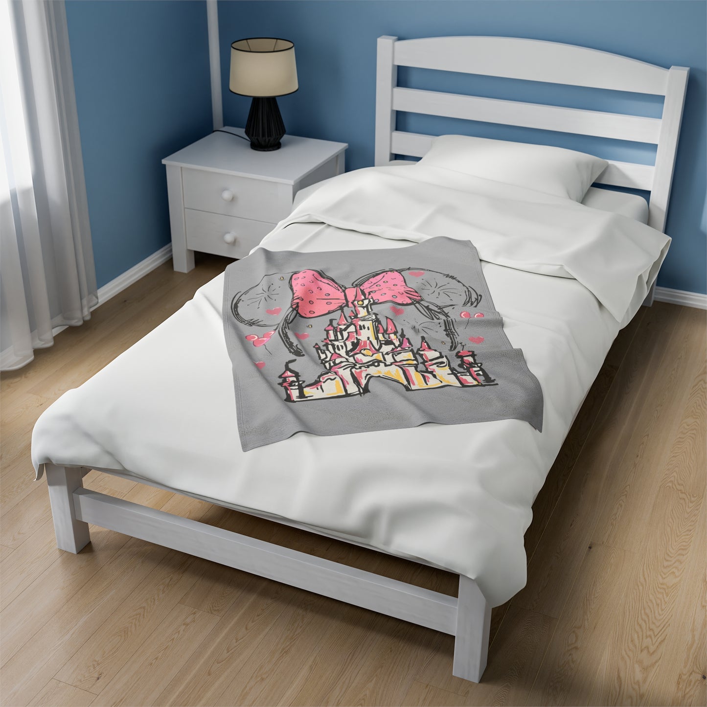 Pink Castle - Plush Blanket