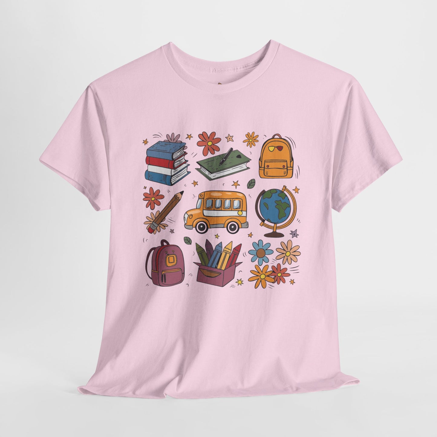 School Vibes - Unisex Heavy Cotton Tee