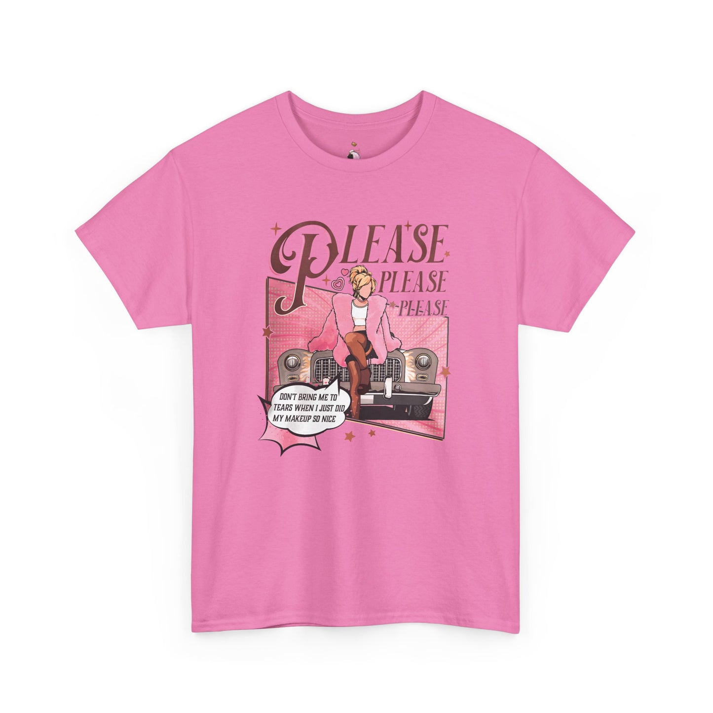 Please, Please Retro - Unisex Heavy Cotton Tee