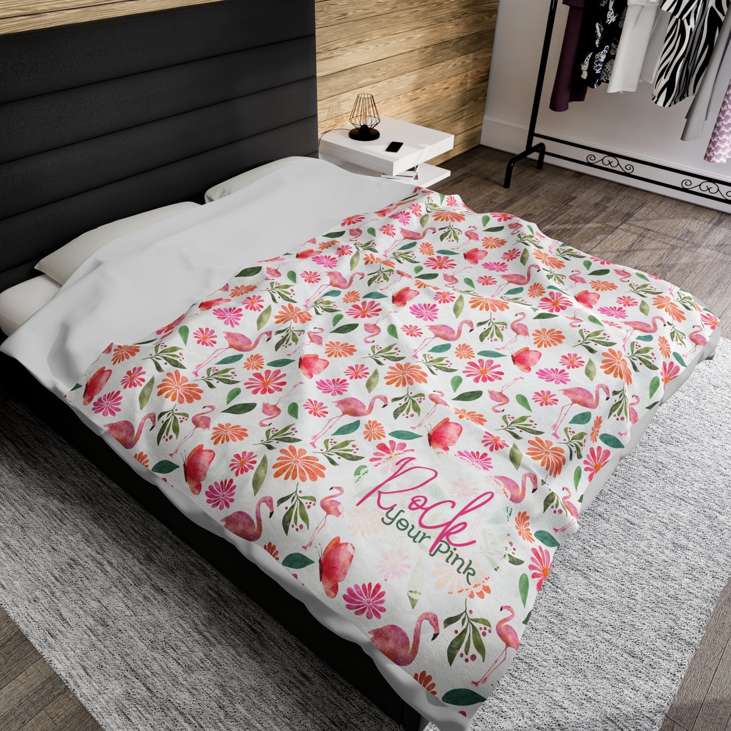 Rock Your Pink - Plush Blanket