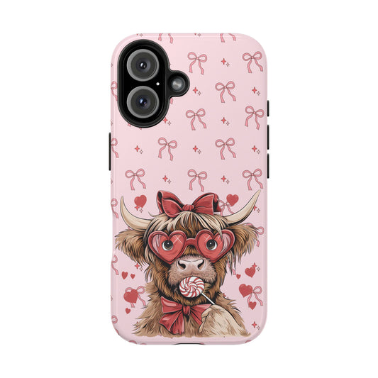 Valentine Cow  -  Tough Phone Cases