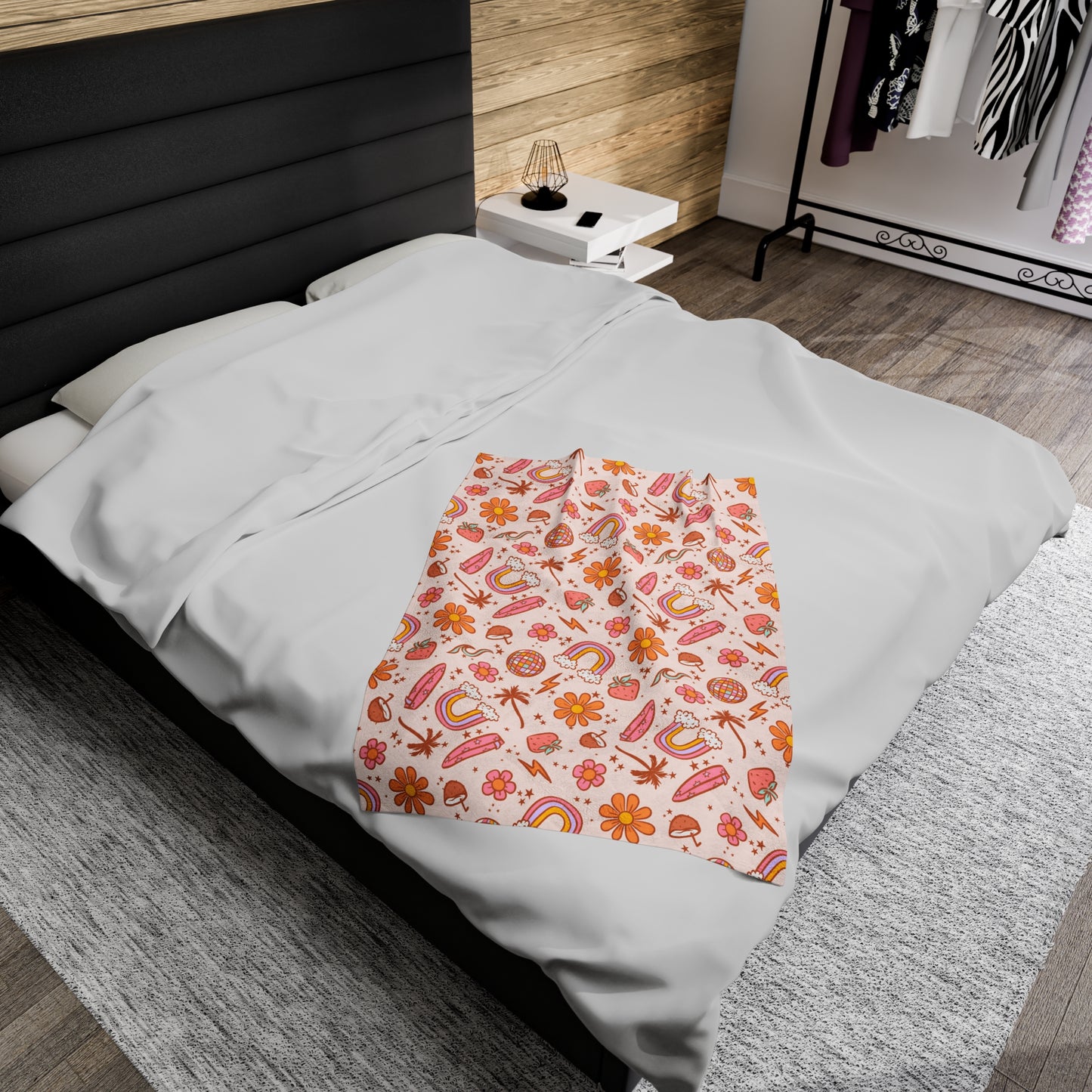 Retro Summer - Plush Blanket