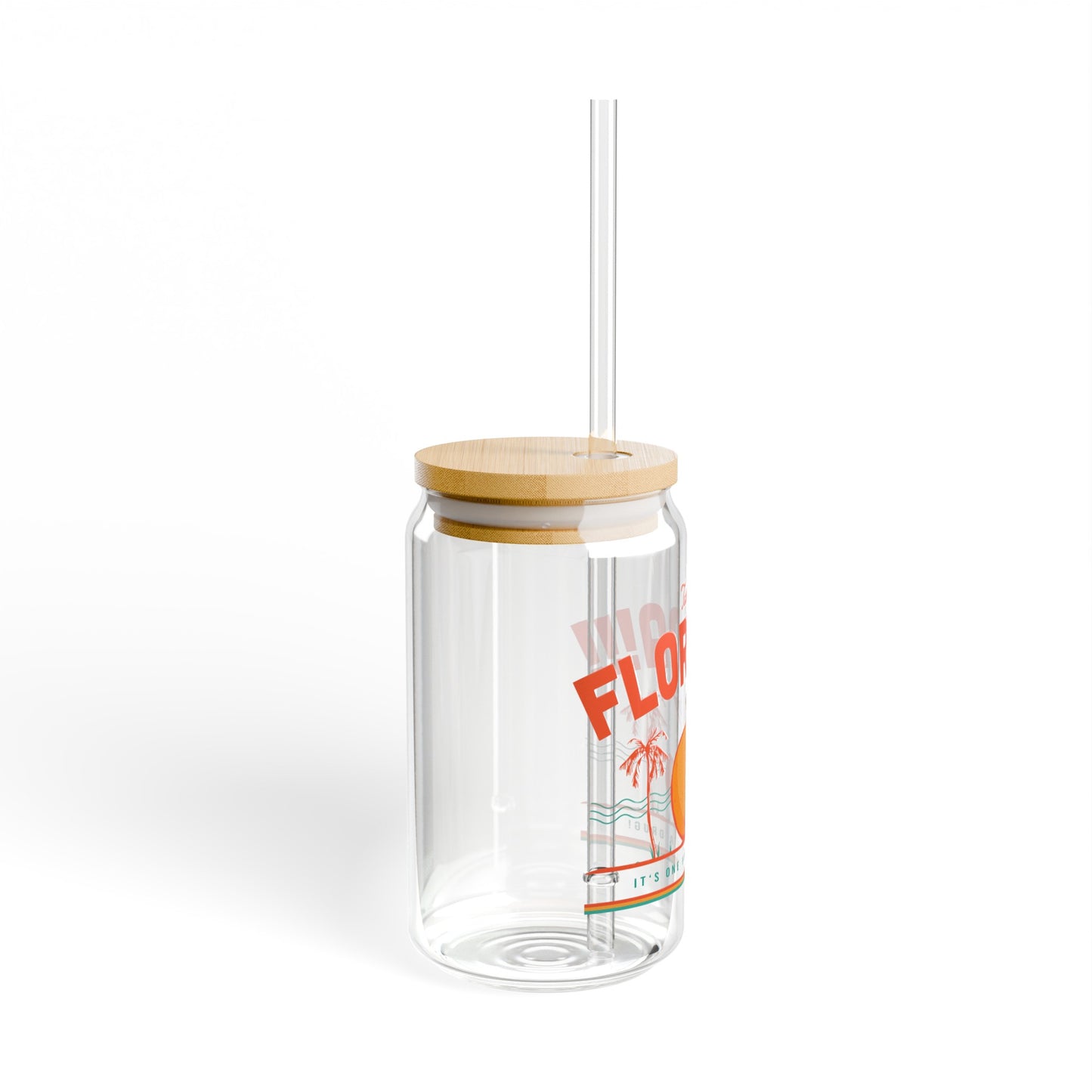 Take Me To Florida - Sipper Glass, 16oz