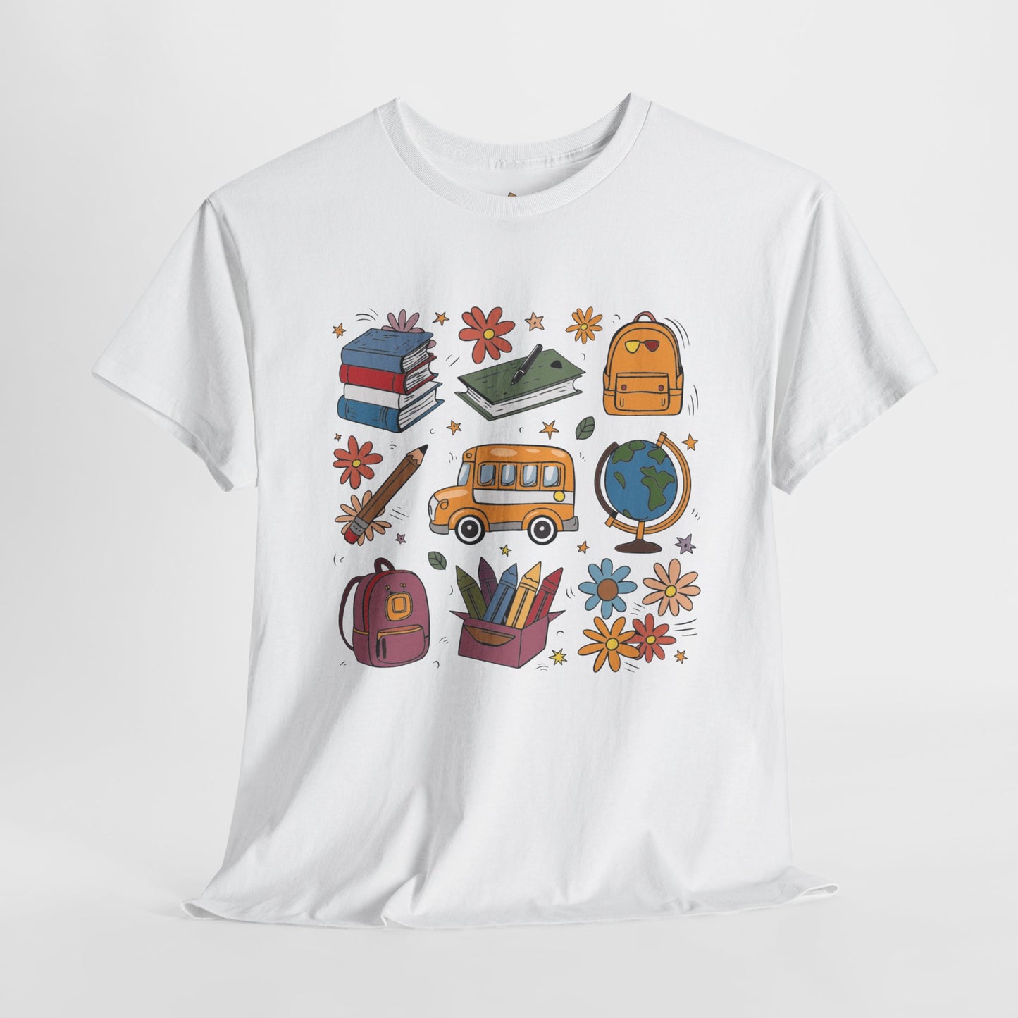School Vibes - Unisex Heavy Cotton Tee