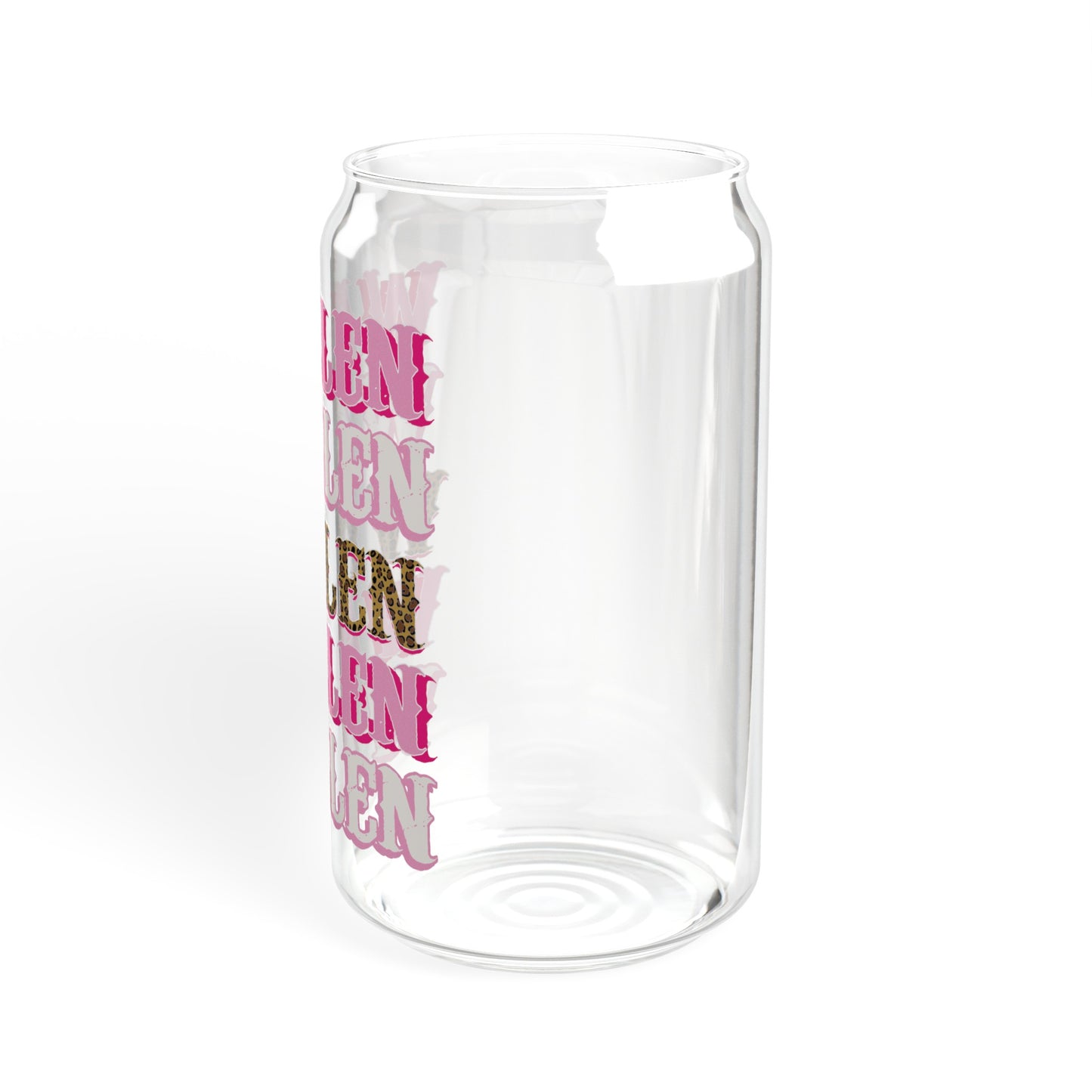 Wallen Pink - Sipper Glass, 16oz