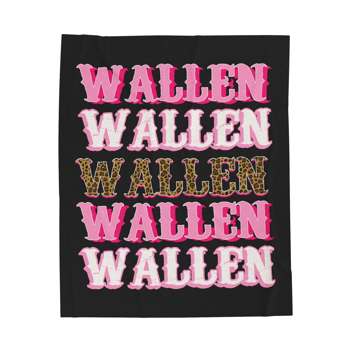 Pink Wallen - Plush Blanket
