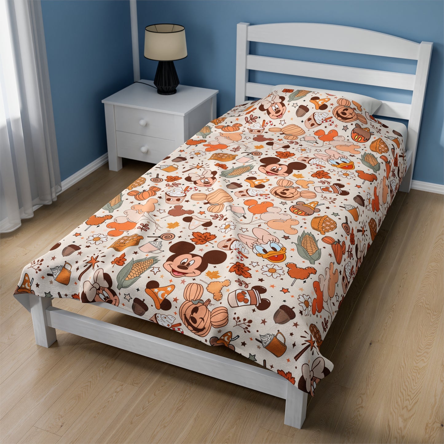 Pumpkin Spice Mice - Plush Blanket