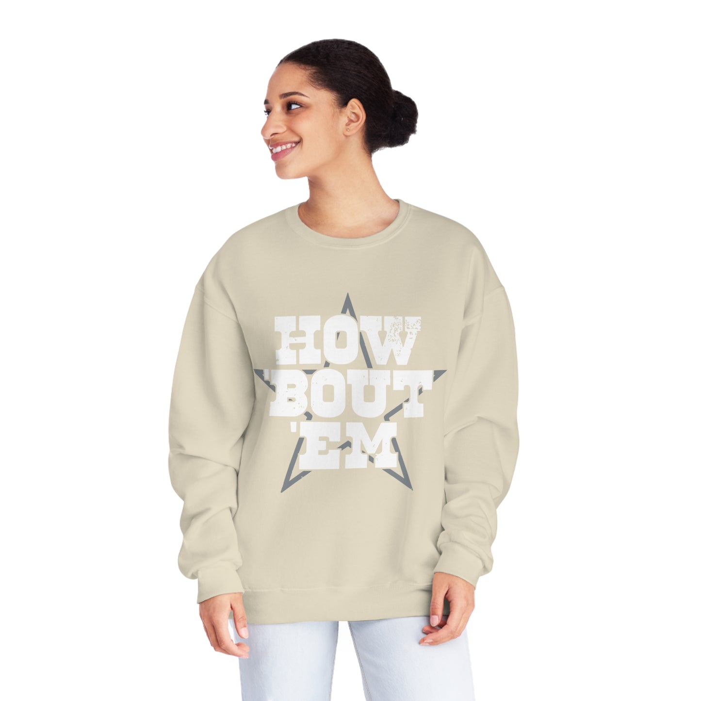 How Bout Em' - Unisex NuBlend® Crewneck Sweatshirt