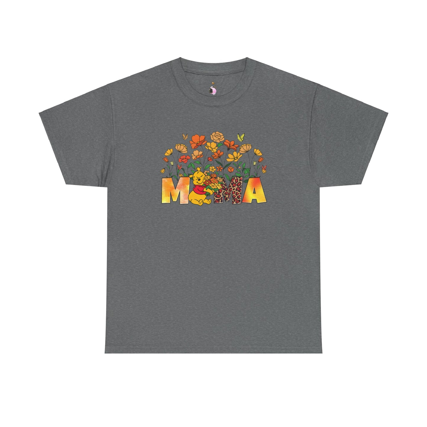 Pooh Floral Mama - Unisex Heavy Cotton Tee