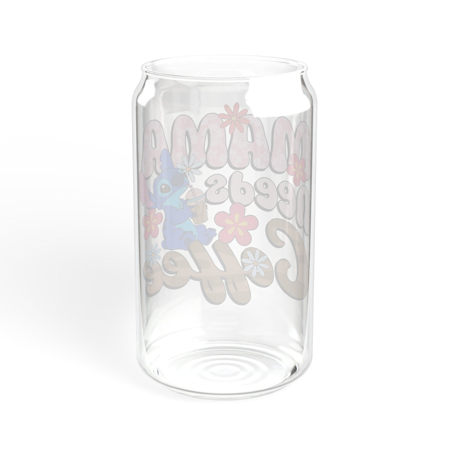 Mama Needs Coffee - Sipper Glass, 16oz