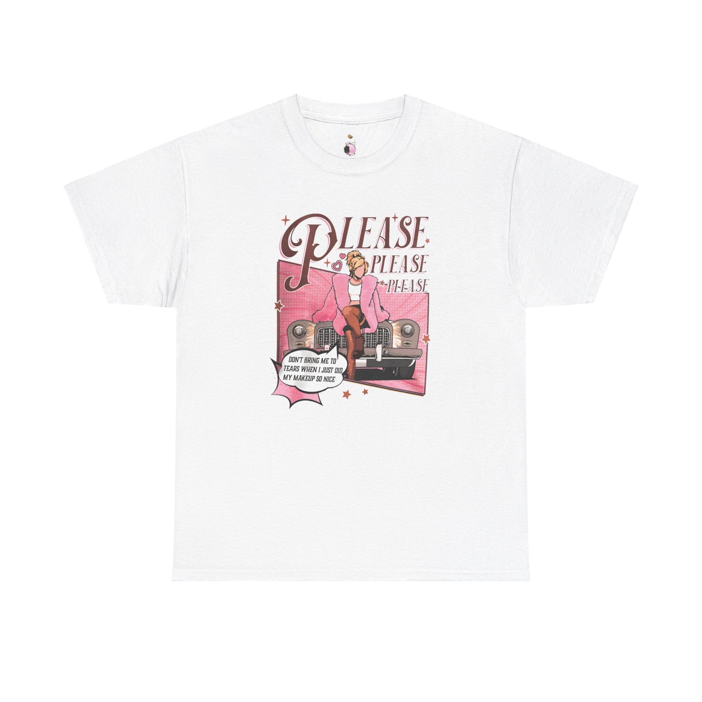 Please, Please Retro - Unisex Heavy Cotton Tee