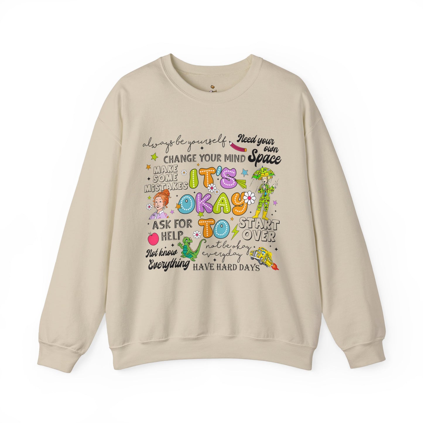 It's Okay To.. - Unisex Heavy Blend™ Crewneck Sweatshirt