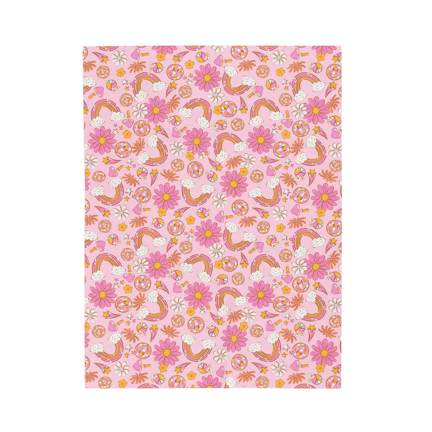 Pink Groove - Plush Blanket