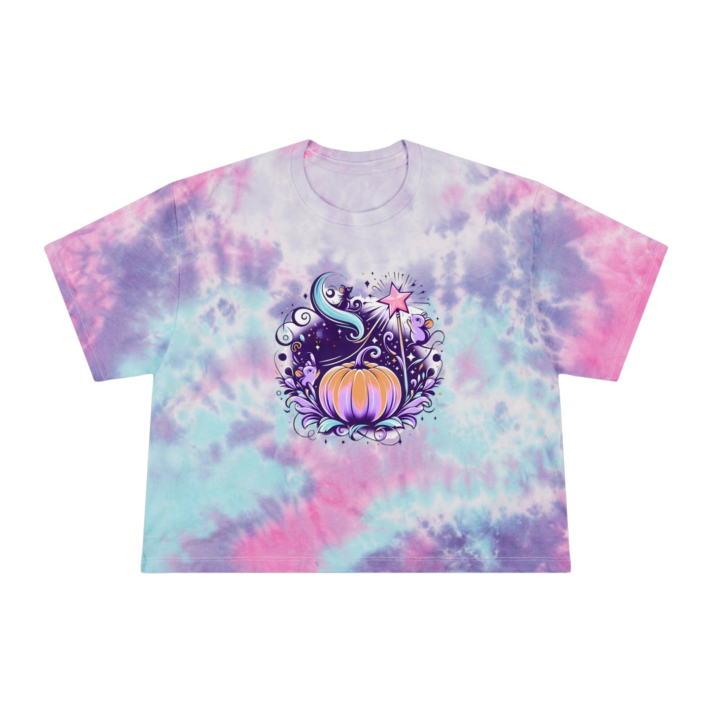 Official Fairy Godmother - Women's Tie-Dye Crop Tee