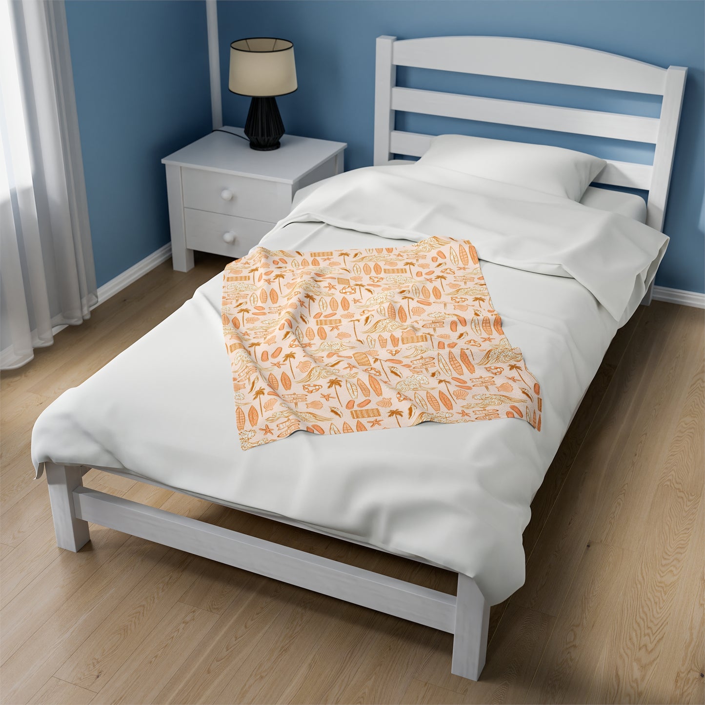 Retro Beach - Plush Blanket