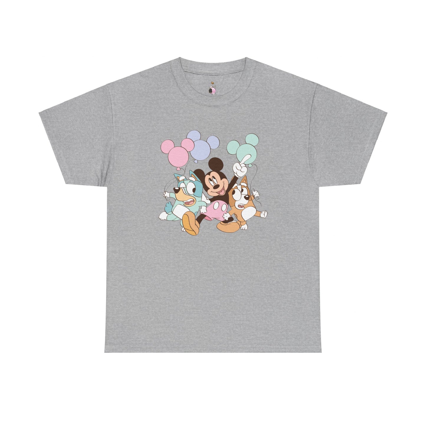 A Mouse with two Pups - Unisex Heavy Cotton Tee