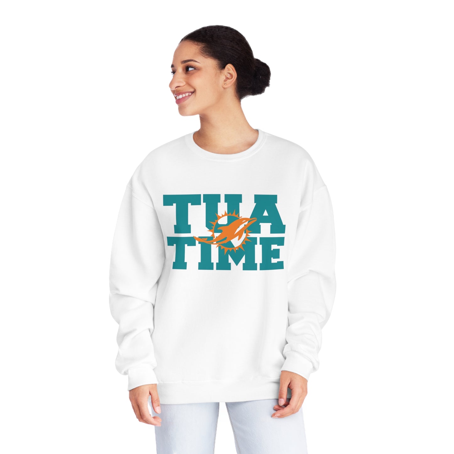 Tua Front & Back - Unisex NuBlend® Crewneck Sweatshirt