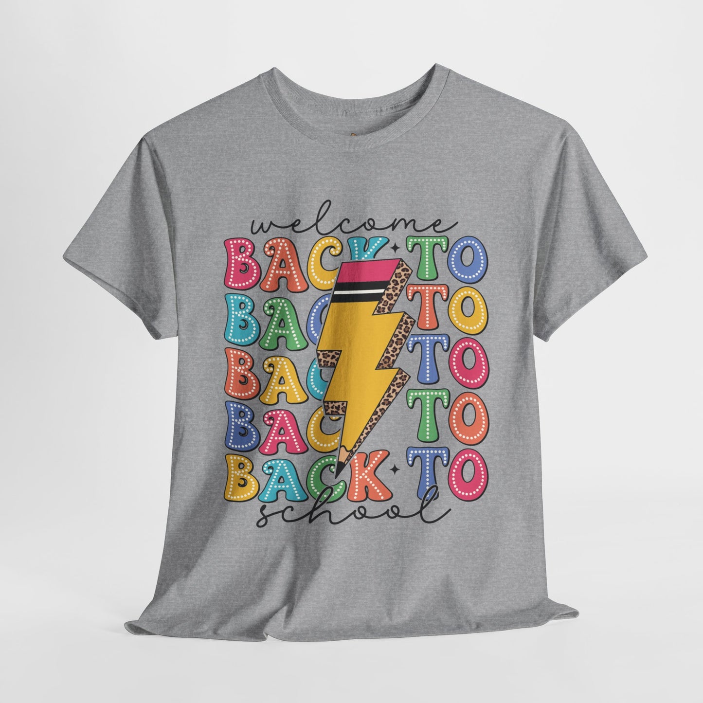 Welcome Back To School - Unisex Heavy Cotton Tee