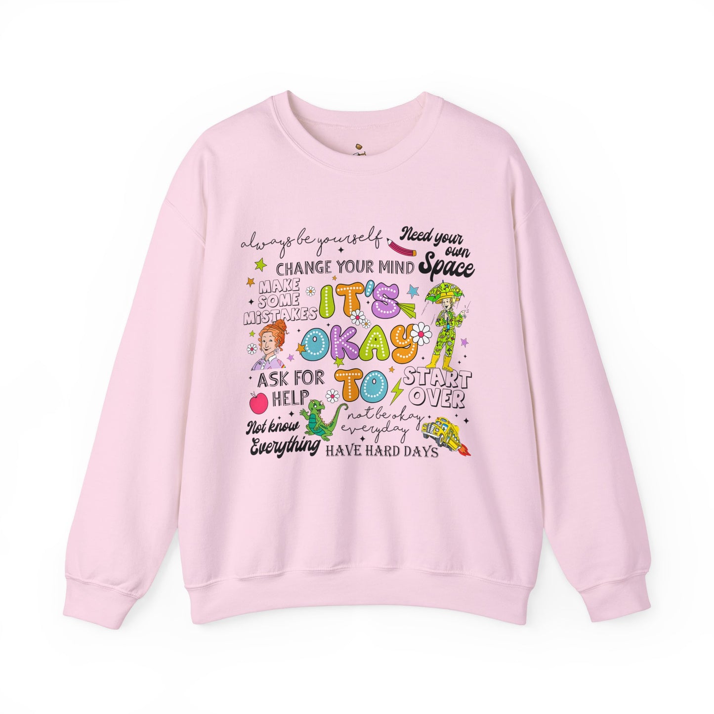 It's Okay To.. - Unisex Heavy Blend™ Crewneck Sweatshirt