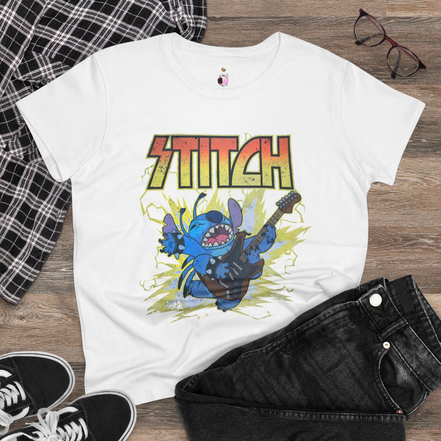 Rockstar Alien - Women's Midweight Cotton Tee