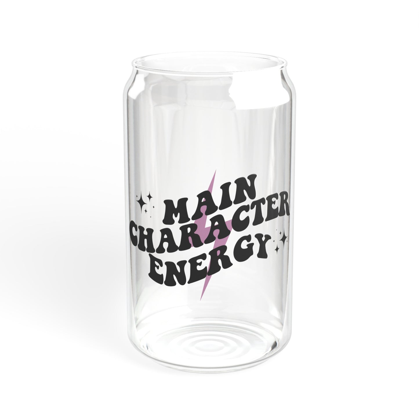 Main Character Energy - Sipper Glass, 16oz