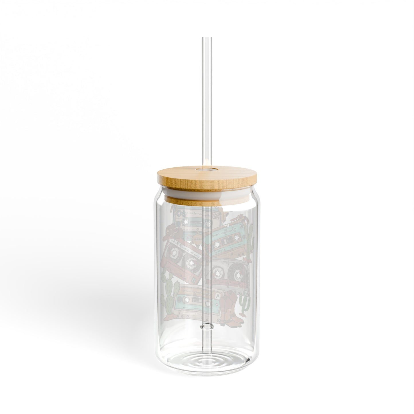 90s Country - Sipper Glass, 16oz