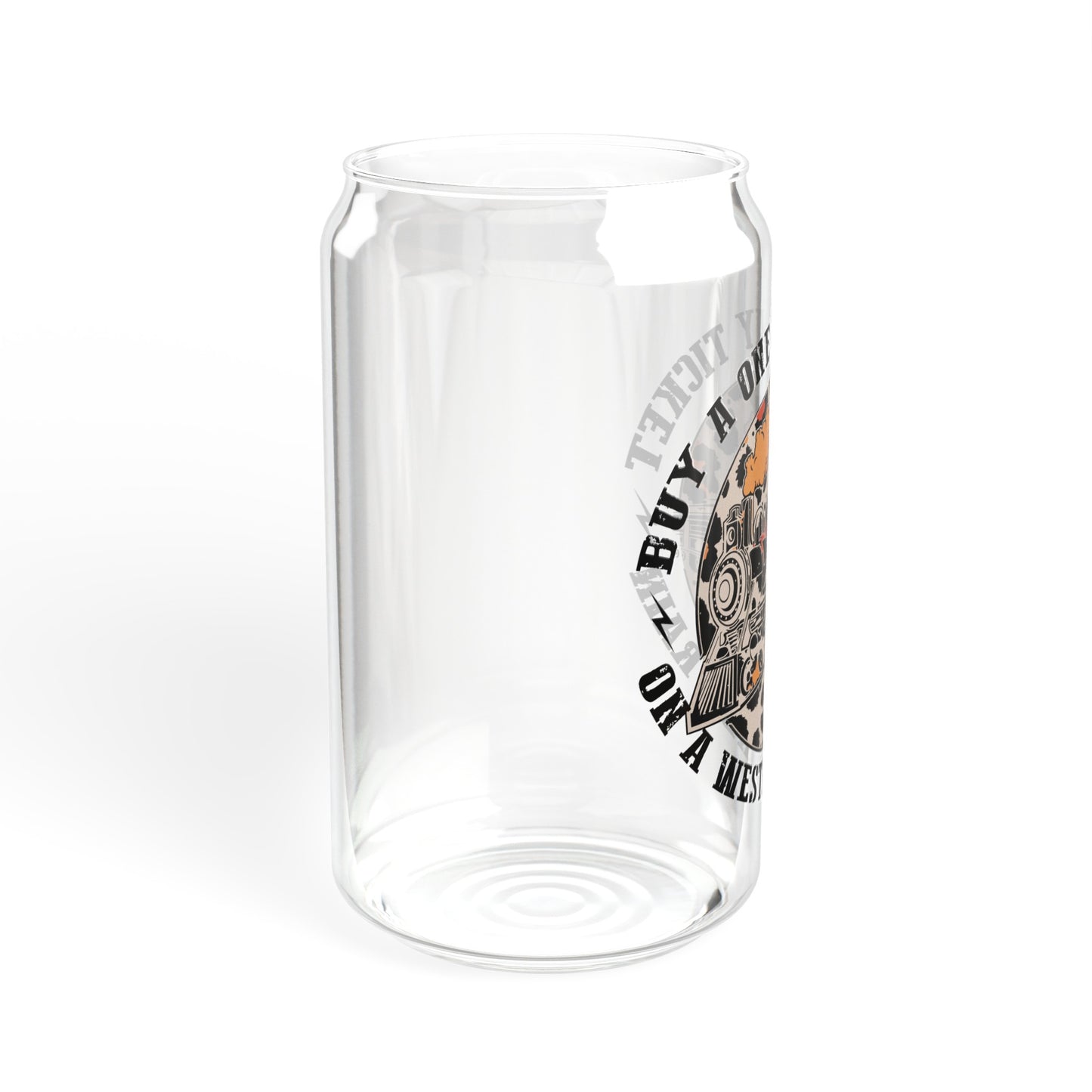 One Way Ticket - Sipper Glass, 16oz