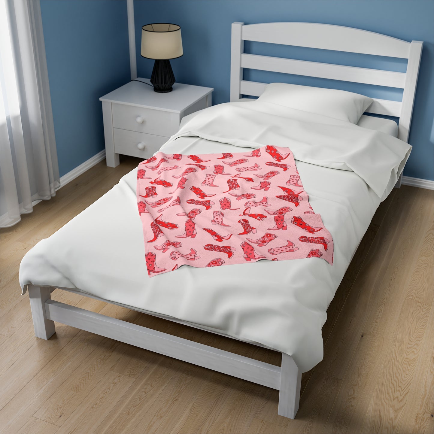 Pink Boots - Plush Blanket