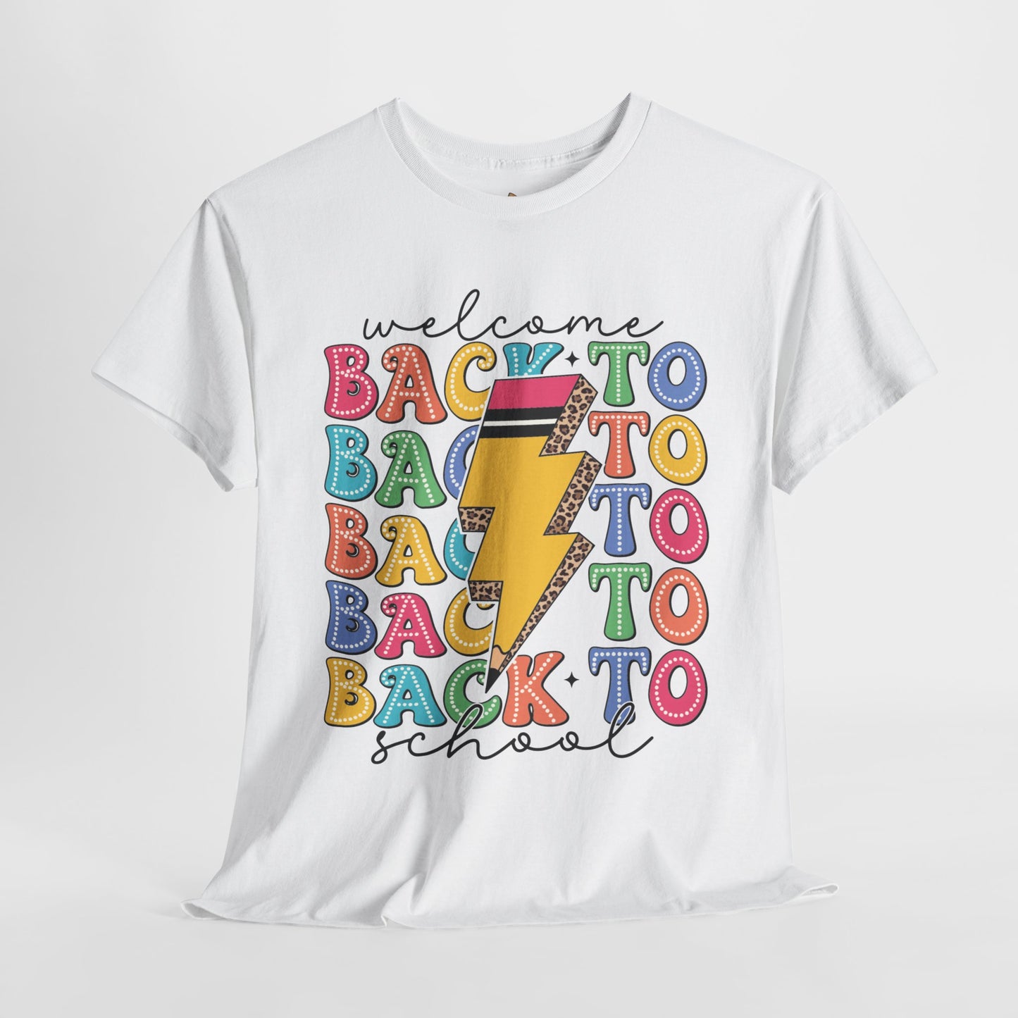 Welcome Back To School - Unisex Heavy Cotton Tee