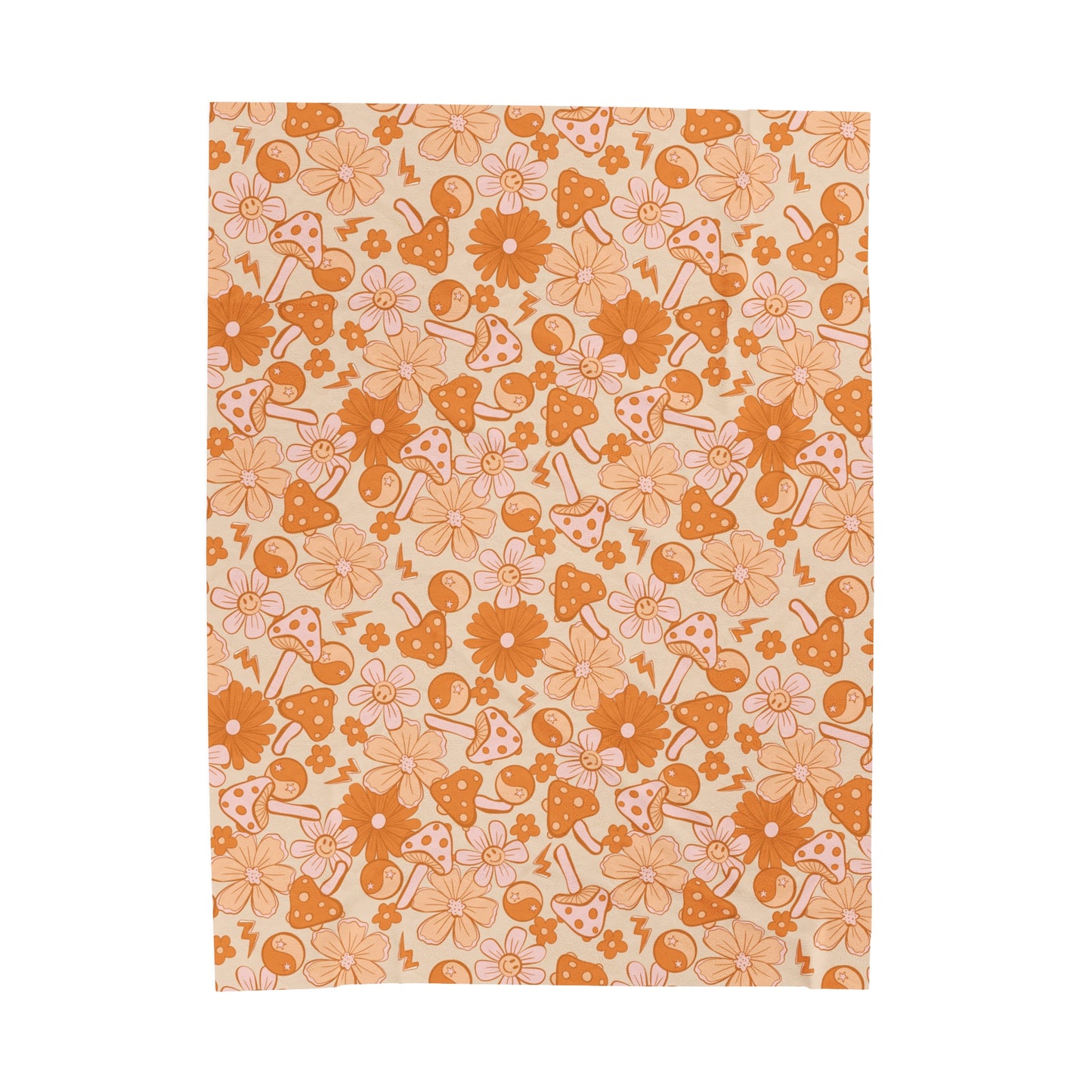 Groovy Retro - Plush Blanket