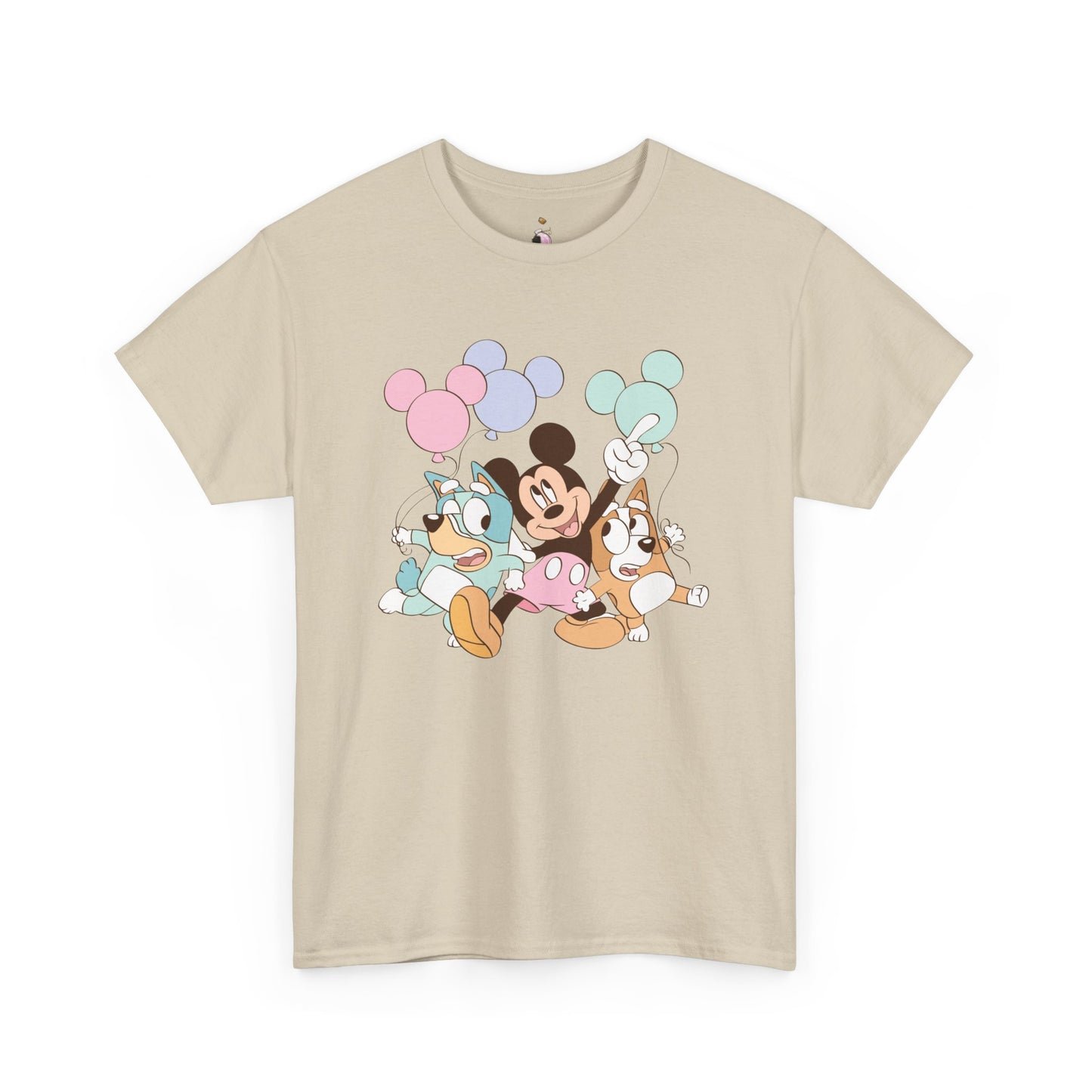 A Mouse with two Pups - Unisex Heavy Cotton Tee