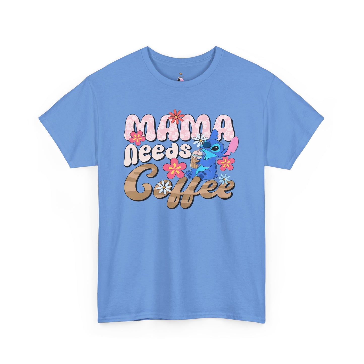 Mama Needs Coffee Alien - Unisex Heavy Cotton Tee