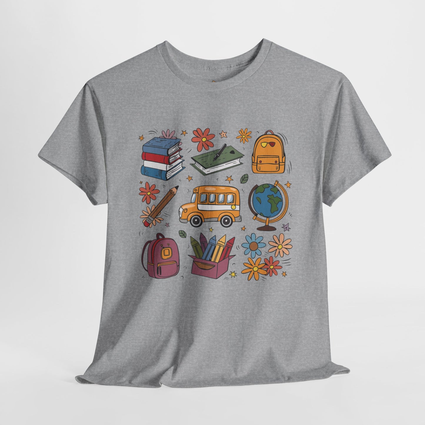 School Vibes - Unisex Heavy Cotton Tee