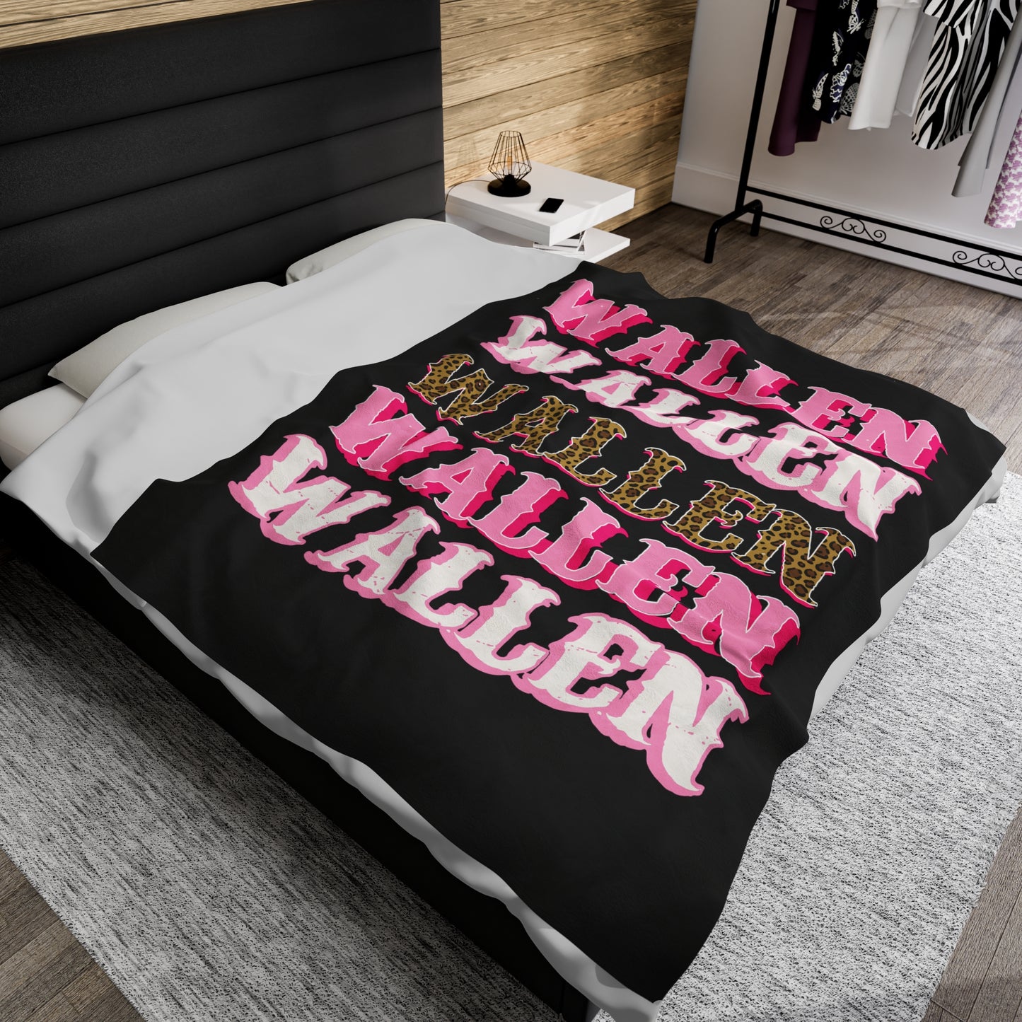 Pink Wallen - Plush Blanket