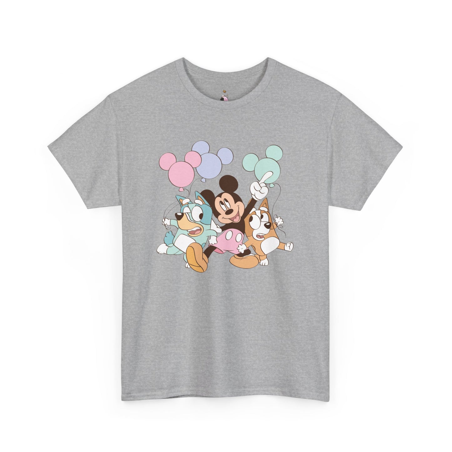 A Mouse with two Pups - Unisex Heavy Cotton Tee