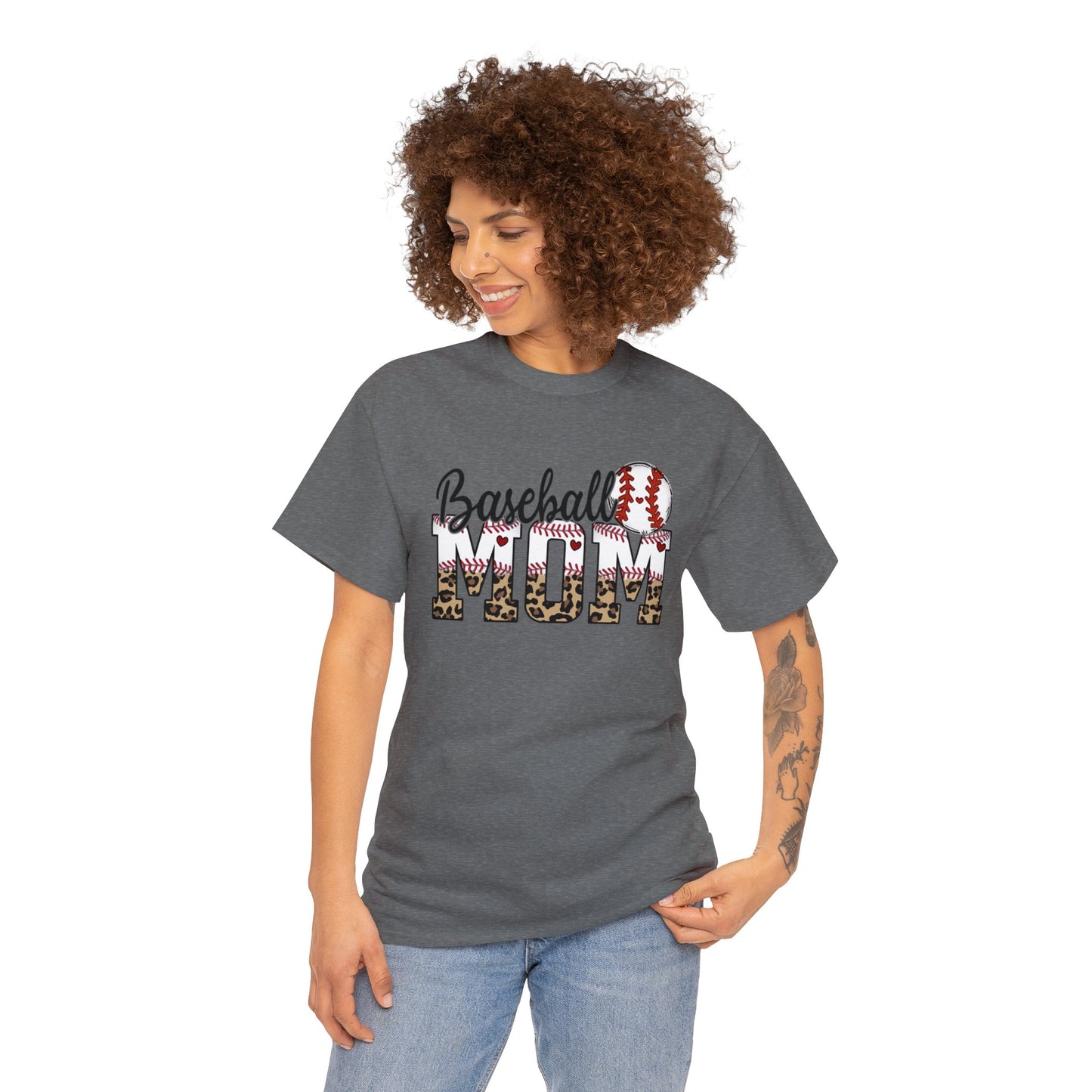 Baseball Mom - Unisex Heavy Cotton Tee