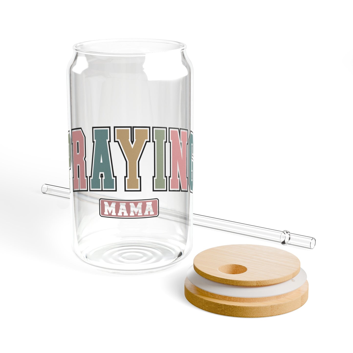 Praying Mama - Sipper Glass, 16oz