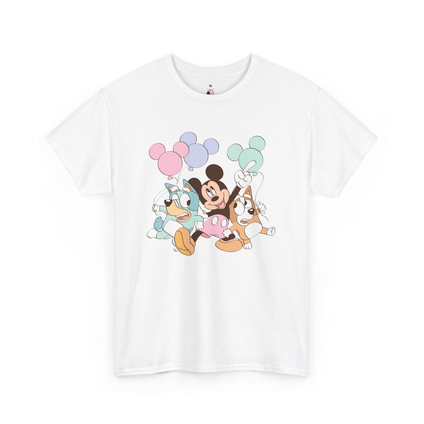 A Mouse with two Pups - Unisex Heavy Cotton Tee