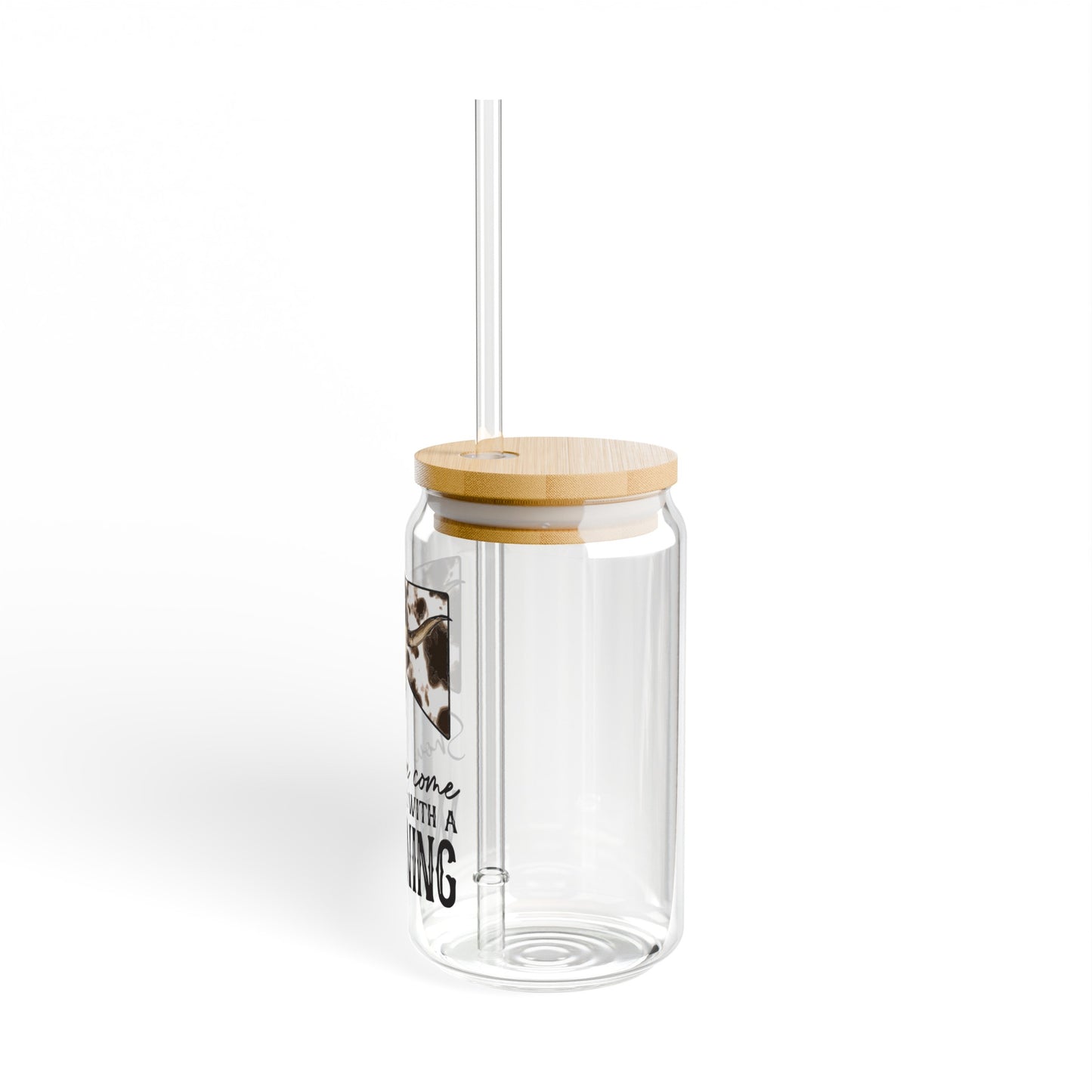 Warning - Sipper Glass, 16oz