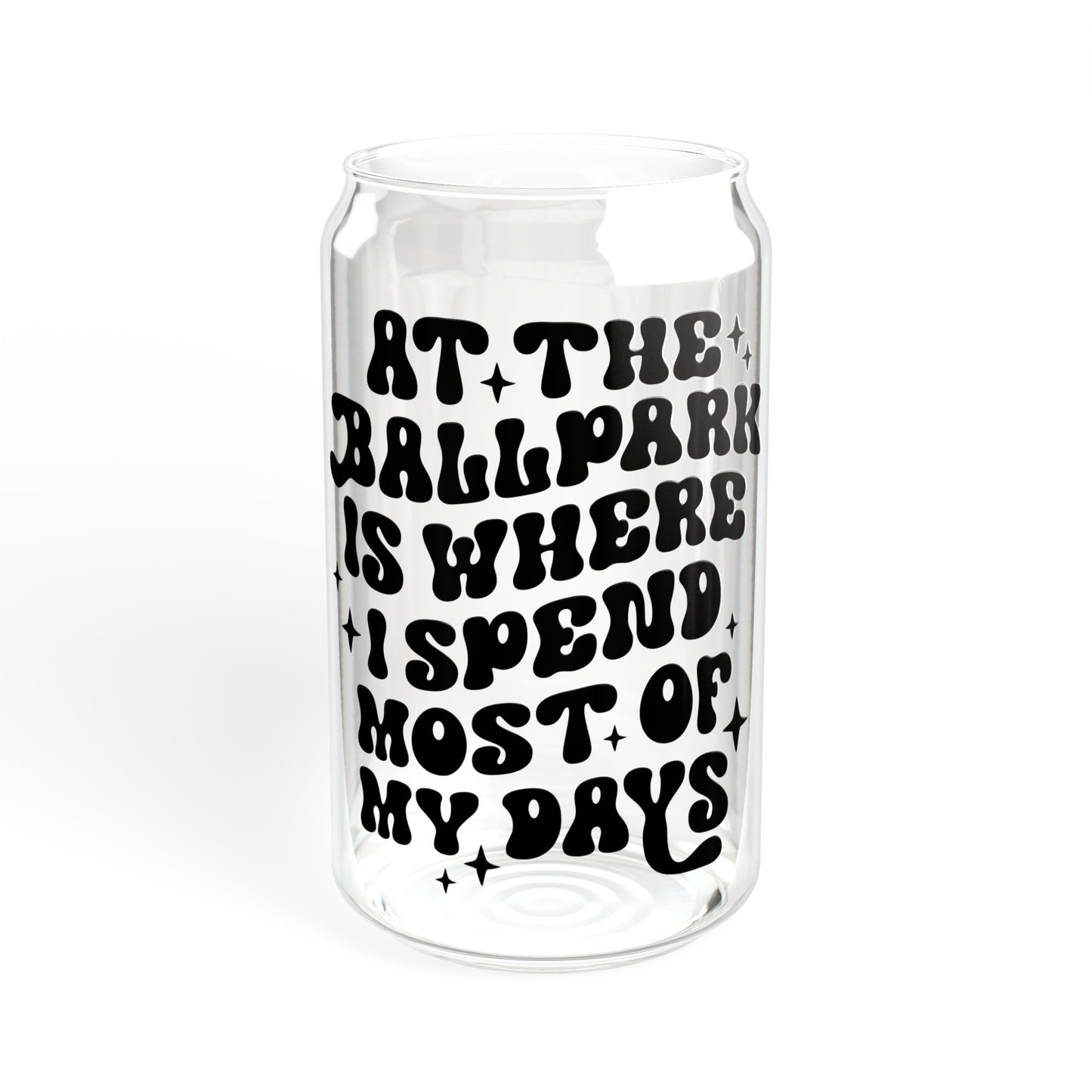At The ballpark - Sipper Glass, 16oz