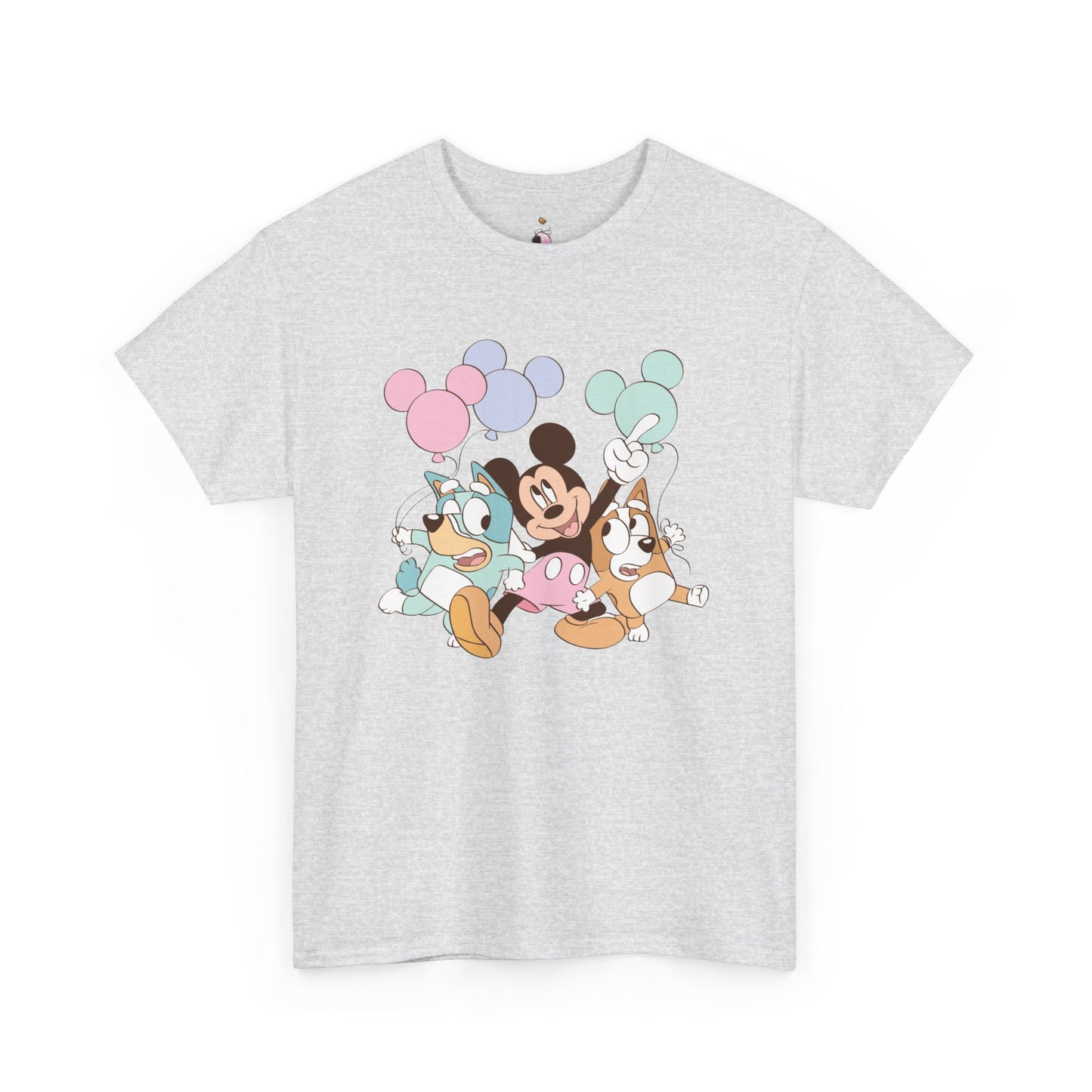 A Mouse with two Pups - Unisex Heavy Cotton Tee